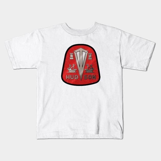 Vintage Retro Classic Cars - Hudson Kids T-Shirt by karutees